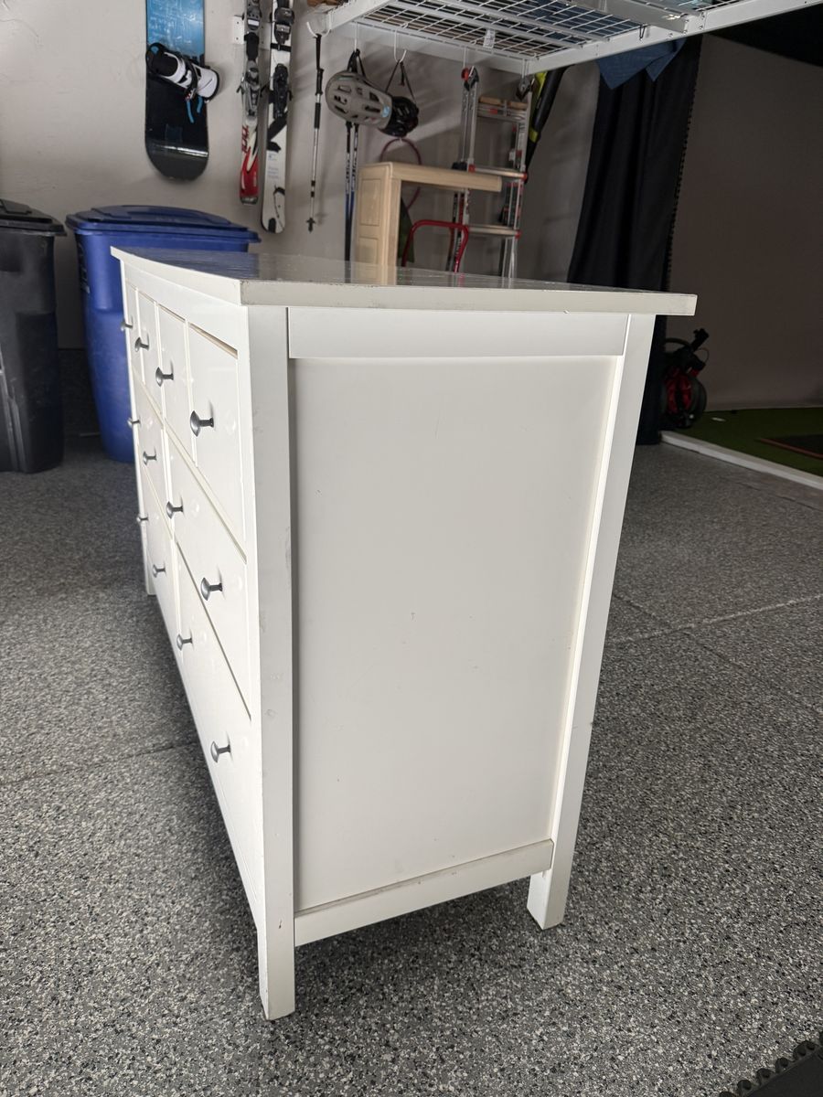 IKEA Hemnes 8-Drawer White Dresser