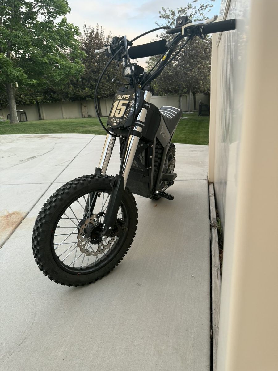 TUTTIO Electric Dirt Bike - Black, Youth/Adult - Off-Road Fun combo package with honda 70 3k obo as an option