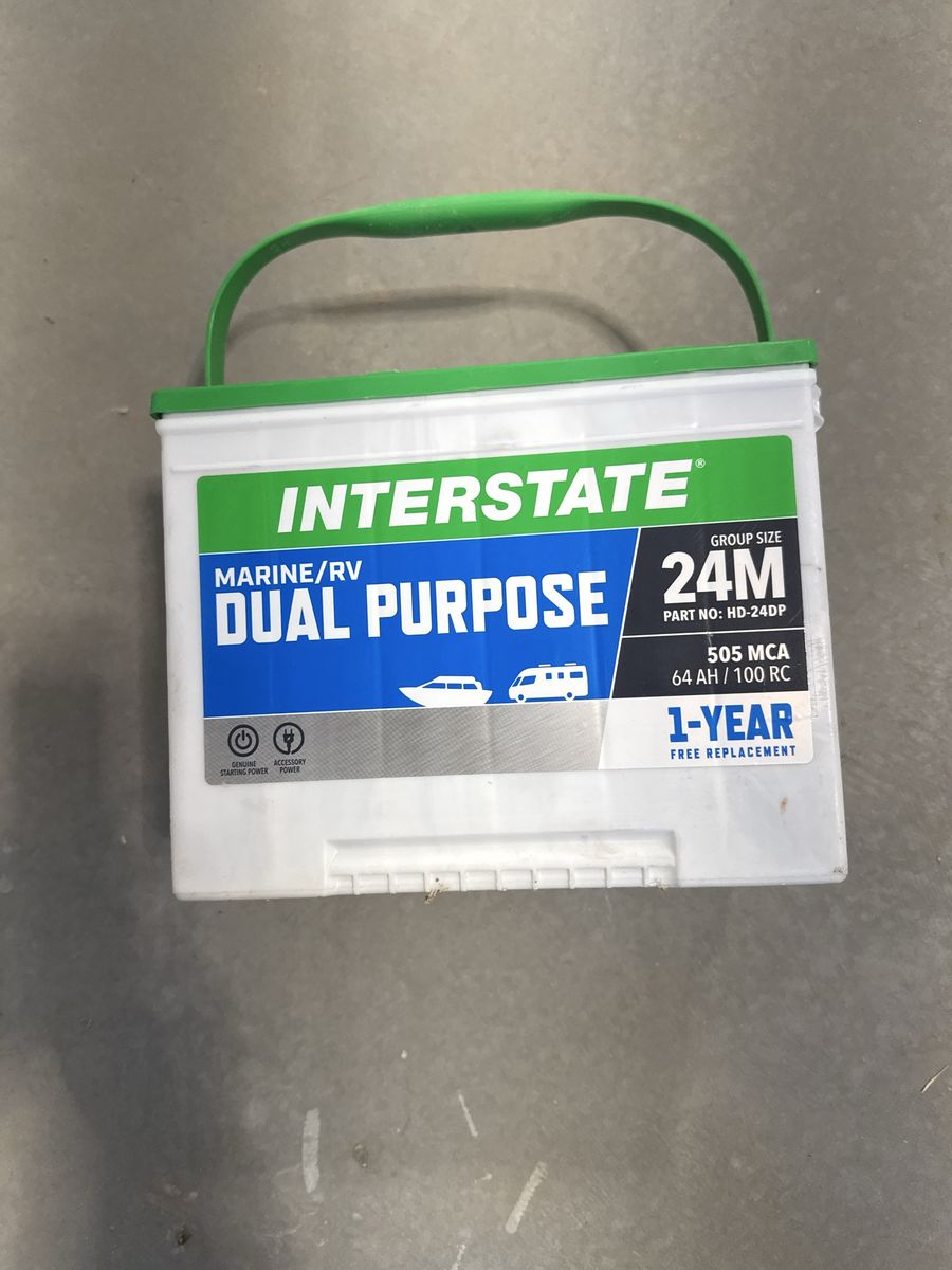 Interstate Marine/RV Dual Purpose Battery Group Size 24M