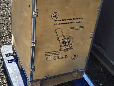 NEW & UNOPENED Heavy Duty Walk Behind Plate Compactor, ATS-PC90, 6.5 HP