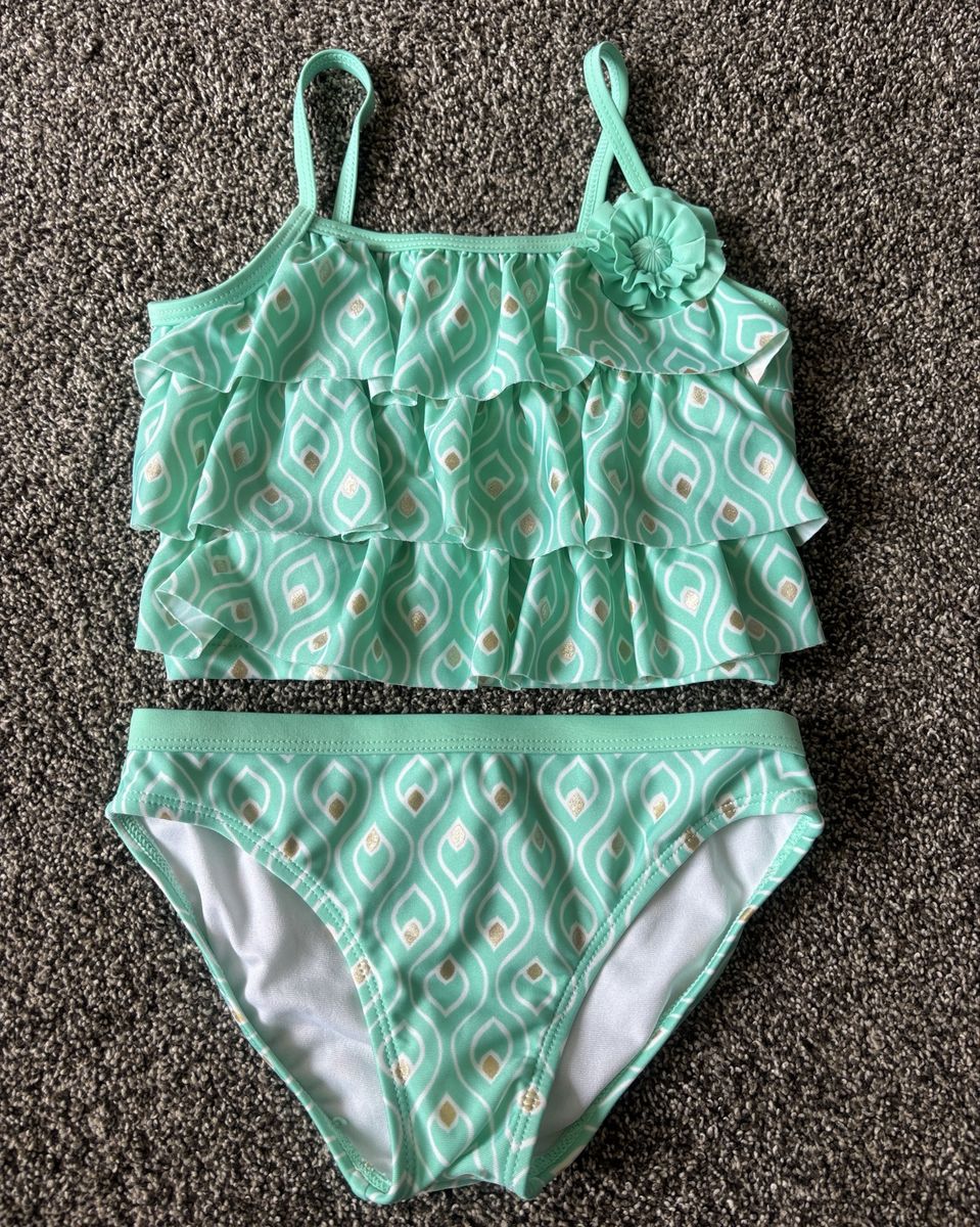 NEW! Crazy8 Girl's Two-Piece Swimsuit- Size S