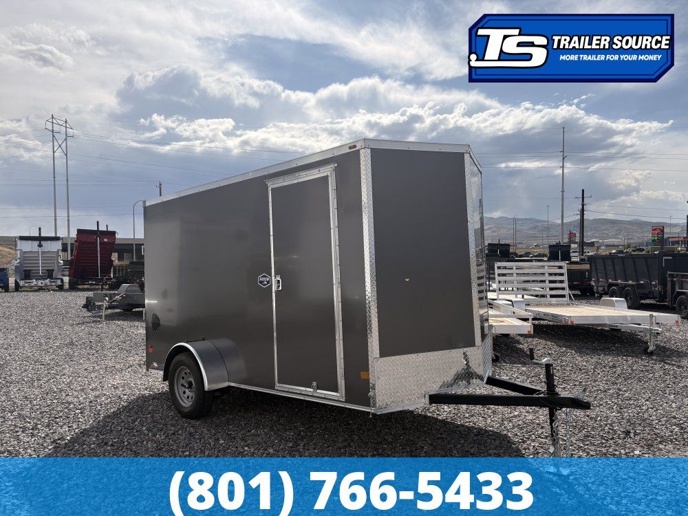 6x12 American Hauler Arrow Deluxe Enclosed Cargo Trailer - 6'6" Interior - 3.5K GVWR - .080 PolyCor, Screwless Exterior