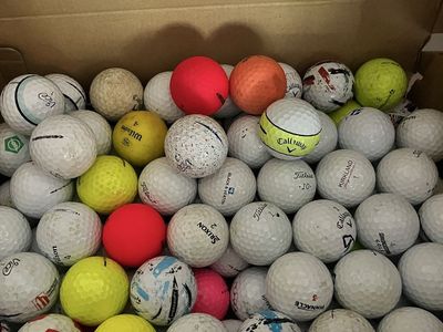 .25 cents a ball. Mixed Golf Balls all brands
