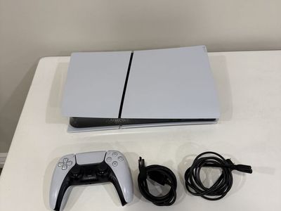 Sony PlayStation 5 PS5 Dig Version Console with Controller & Cords - Used