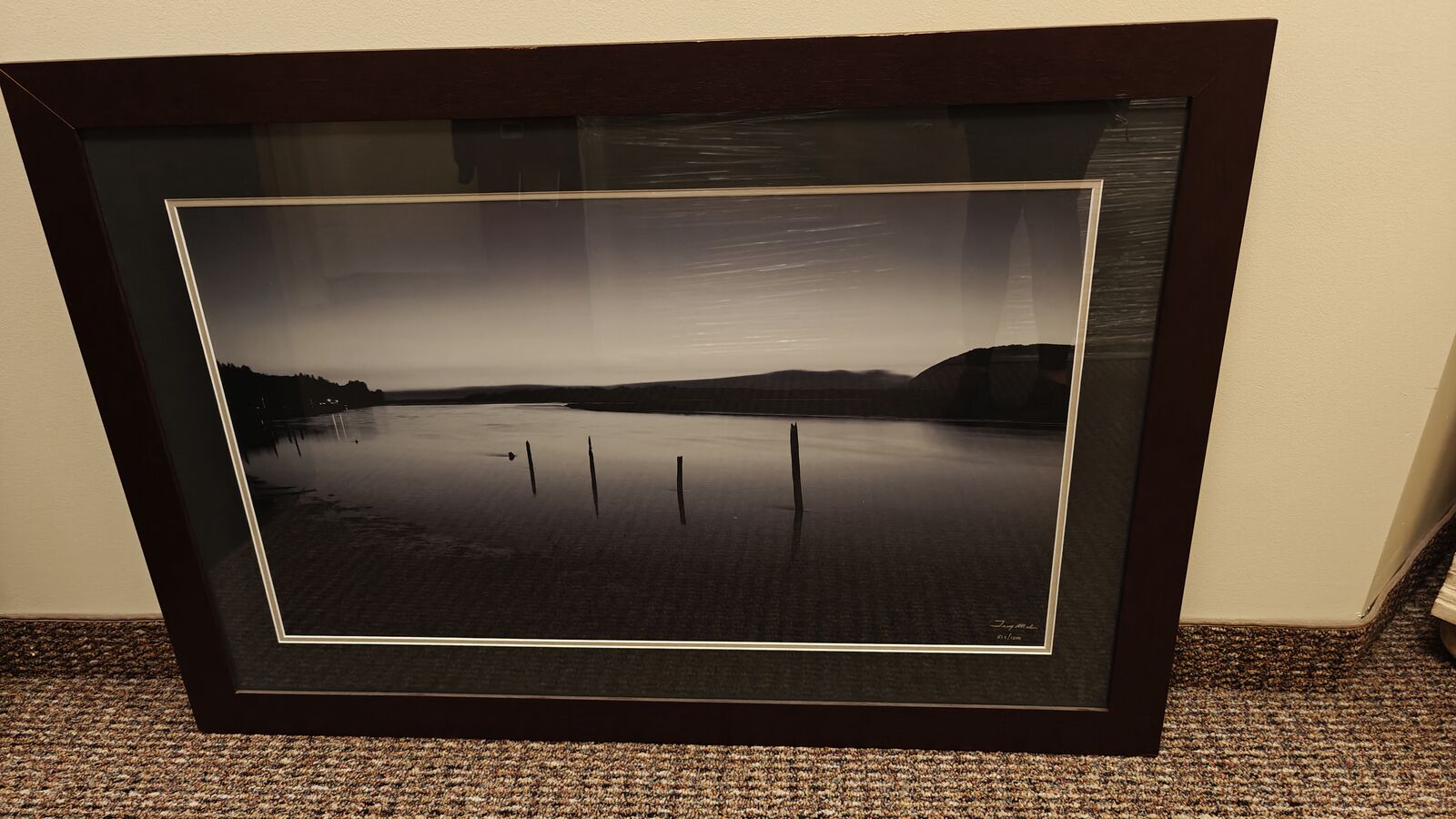 Large Framed Limited Edition Landscape Print – 44" x 30"