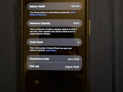 Apple iPhone Air 256GB Unlocked - Excellent Condition with 100% Battery