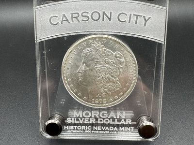 Custom Laser Engraved Morgan Silver Dollar Slabs