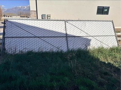 RV/vehicle XL yard fence gate and side post