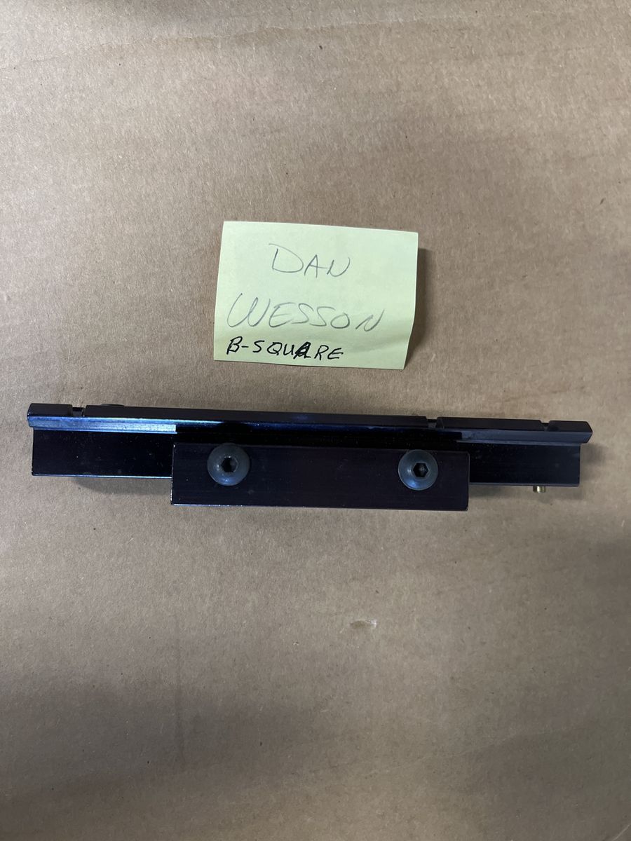 B-Square Dan Wesson Scope Mount - Black, Durable Design for Hunting & Shooting