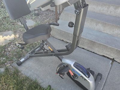 WorkFit Exercise Bike with Built-in Desk Tray - Used Good Condition