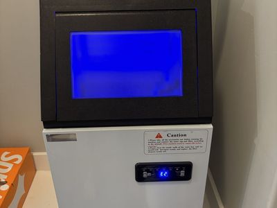 TITLA 14in 120lbs Full Size Ice Maker w/ Water Filter & Blue LEDs - Used, Excellent Condition