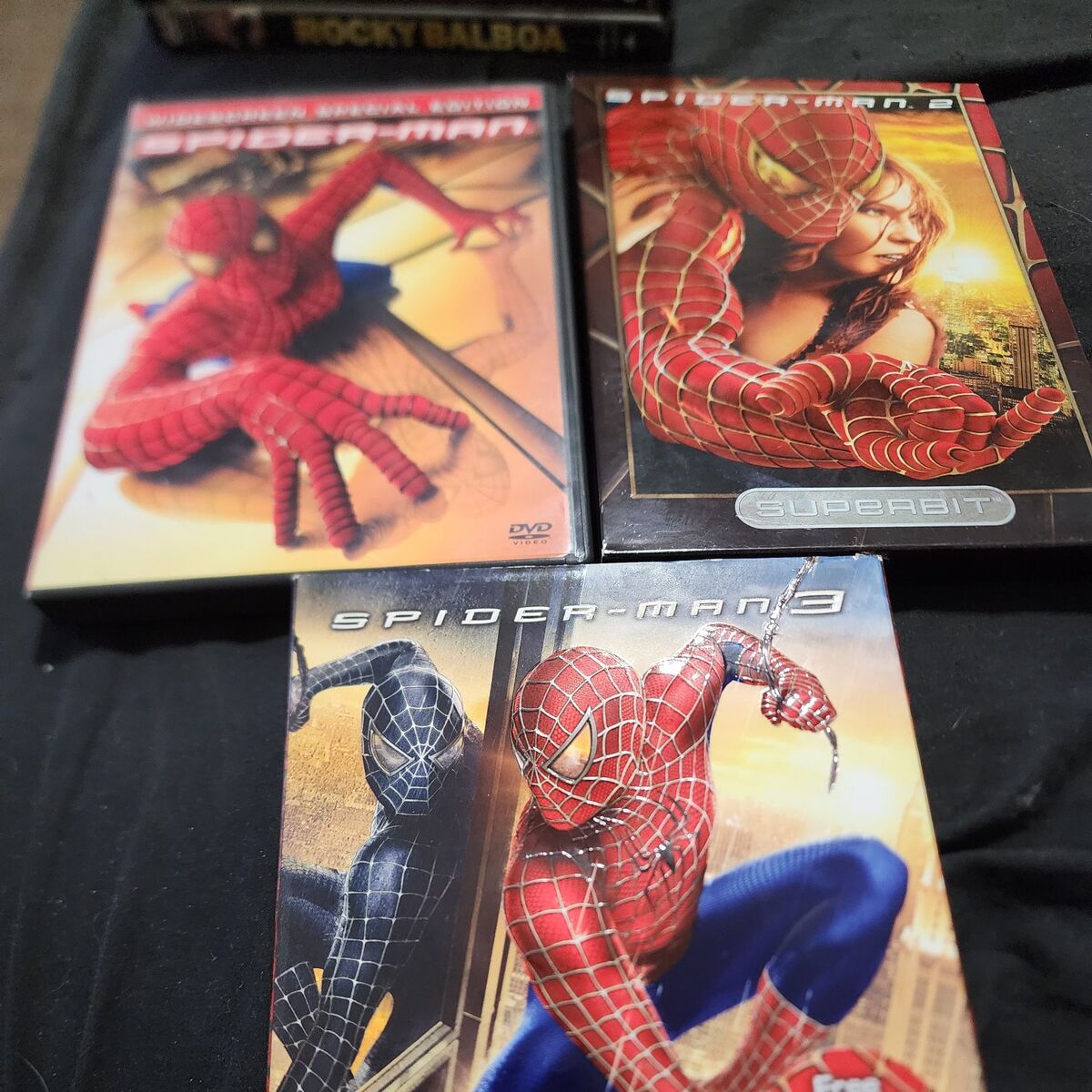 Toby McGuire Spiderman trilogy DVD set