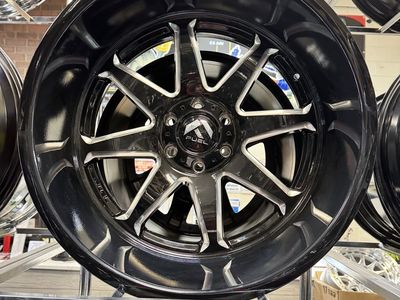 Fuel Black & Milled 22x12 brand new set of 4 wheels.