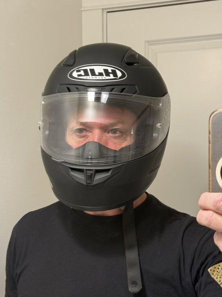 MOTORCYCLE HELMET – LIKE NEW!!! HJC Full-Faced