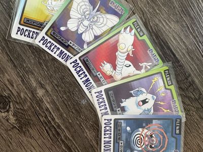Vintage Japanese Pokémon Cards from 1996 - This is the first release of Pokemon.