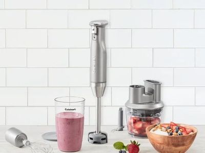 Cuisinart HB-500PC Variable Speed Immersion Blender with Food Processor 4234401 #97067
