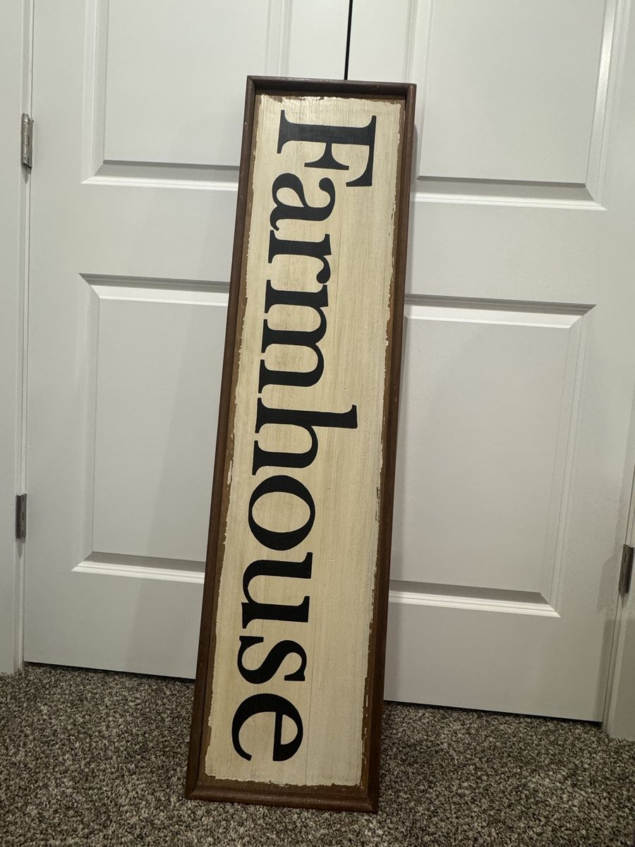 Farmhouse sign wall decor