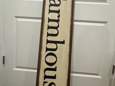 Farmhouse sign wall decor