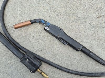 Used Welding Torch with Cable - Industrial Equipment