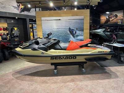 2025 Sea-Doo RXP-X™ 325 Tech, BRP Premium A, iBR Metallic Tan / Lava Red