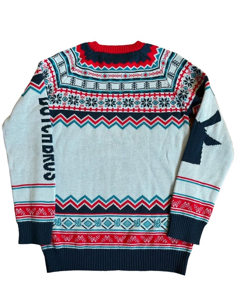 New- Dutch Bros Fair Isle Nordic Windmill Sweater