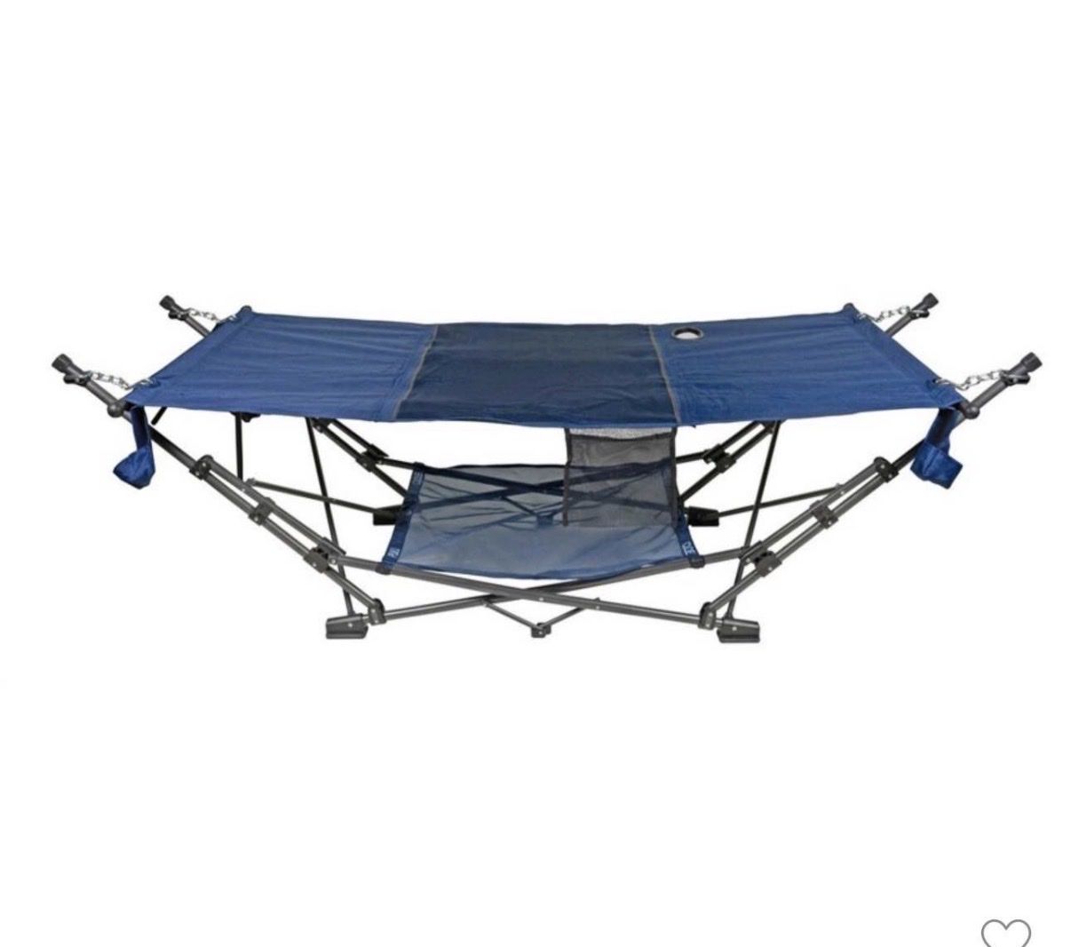 Portable Folding Hammock with Stand & Carry Bag - New, Easy Setup for Camping & Outdoors