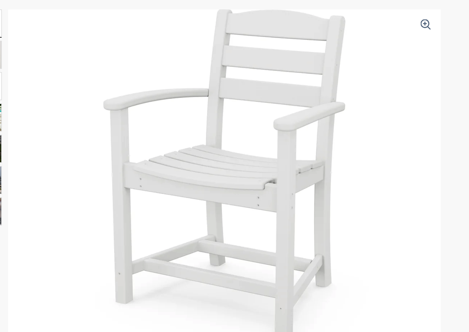 NEW SET OF 2,  white Outdoor POLYWOOD dining tables