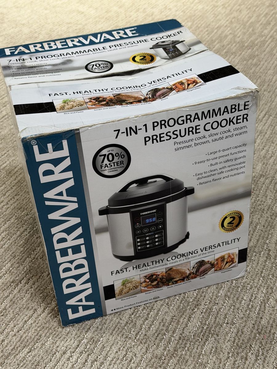7-in-1 programmable pressure cooker