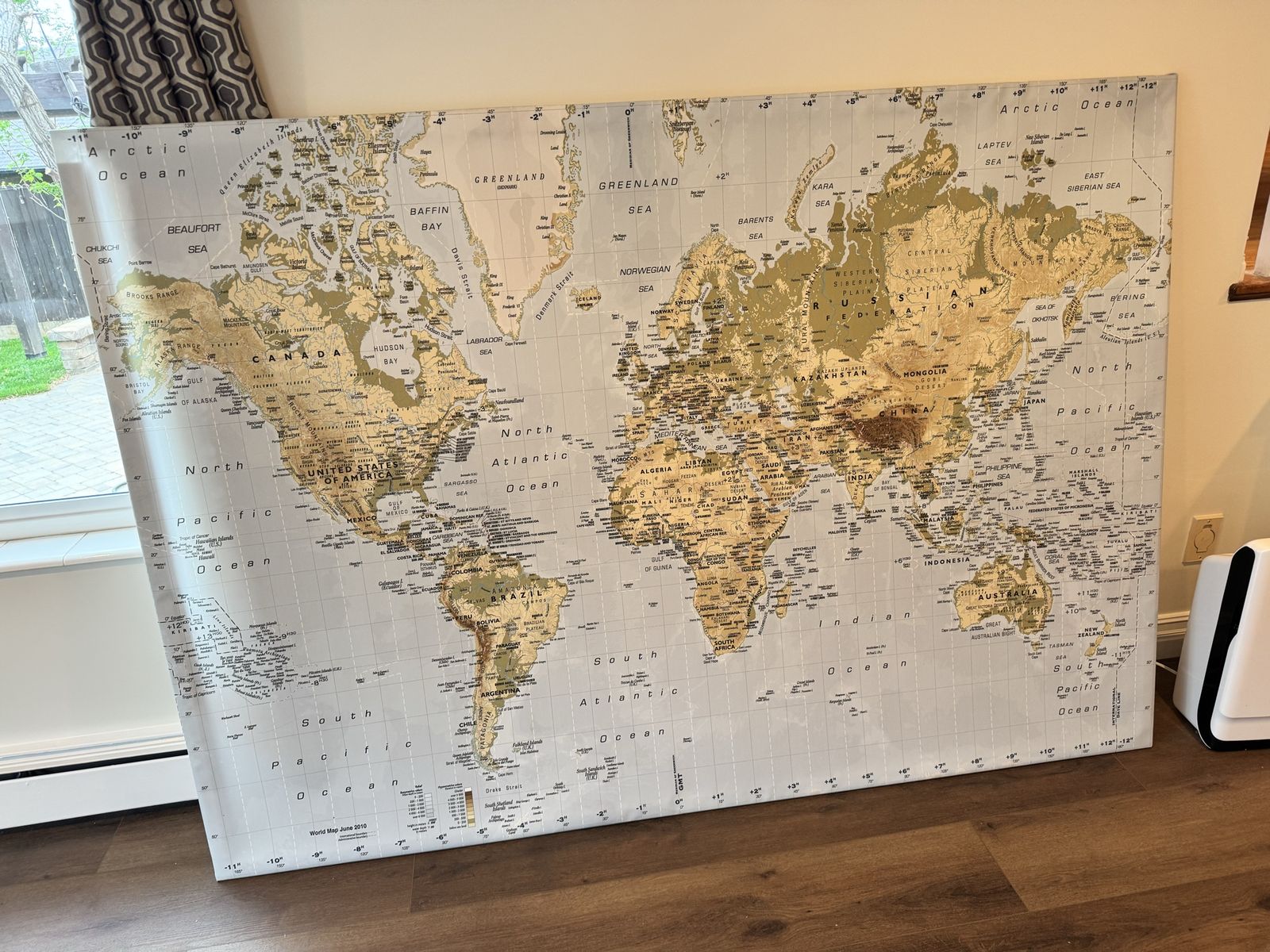 IKEA Oversized world map