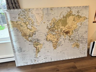 IKEA Oversized world map