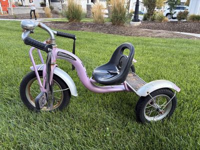 Roadster Kids Tricycle Pink with Black Seat