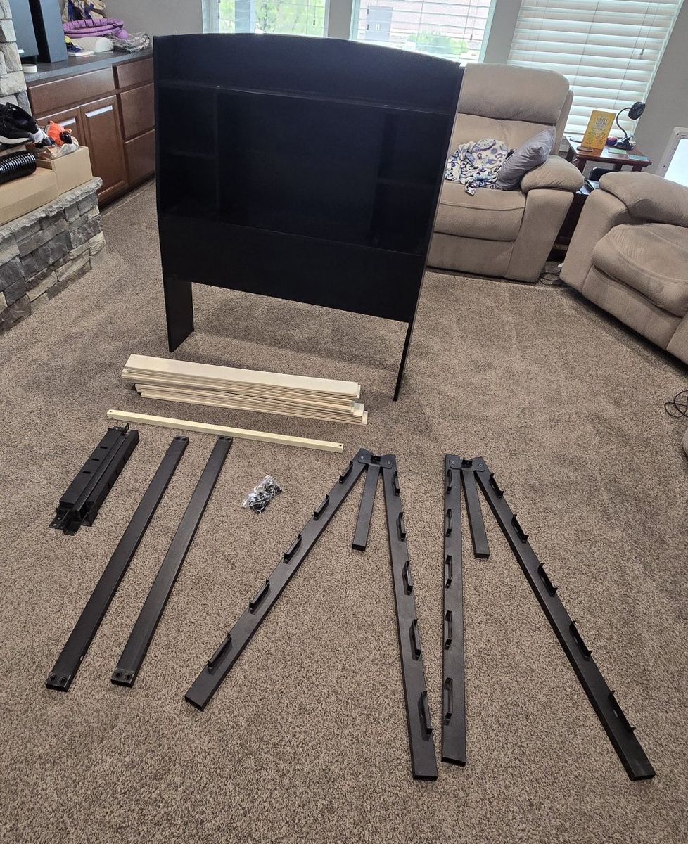 twin XL mattress frame and headboard