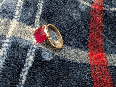 Ruby and Gold Ring