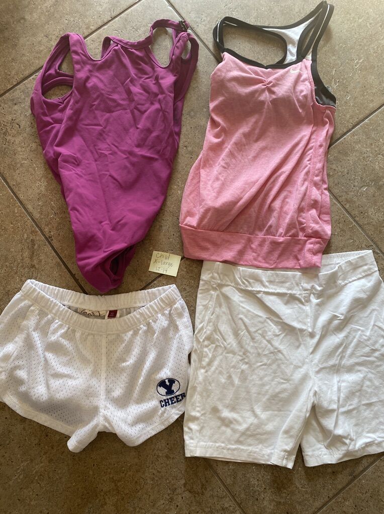 Child X Large 12-14 Dance Shorts Wear Jazz cheer