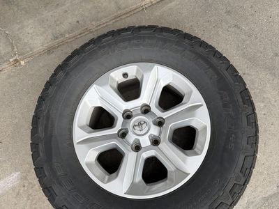 Toyota 17inch wheels with Cooper Discoverer tires