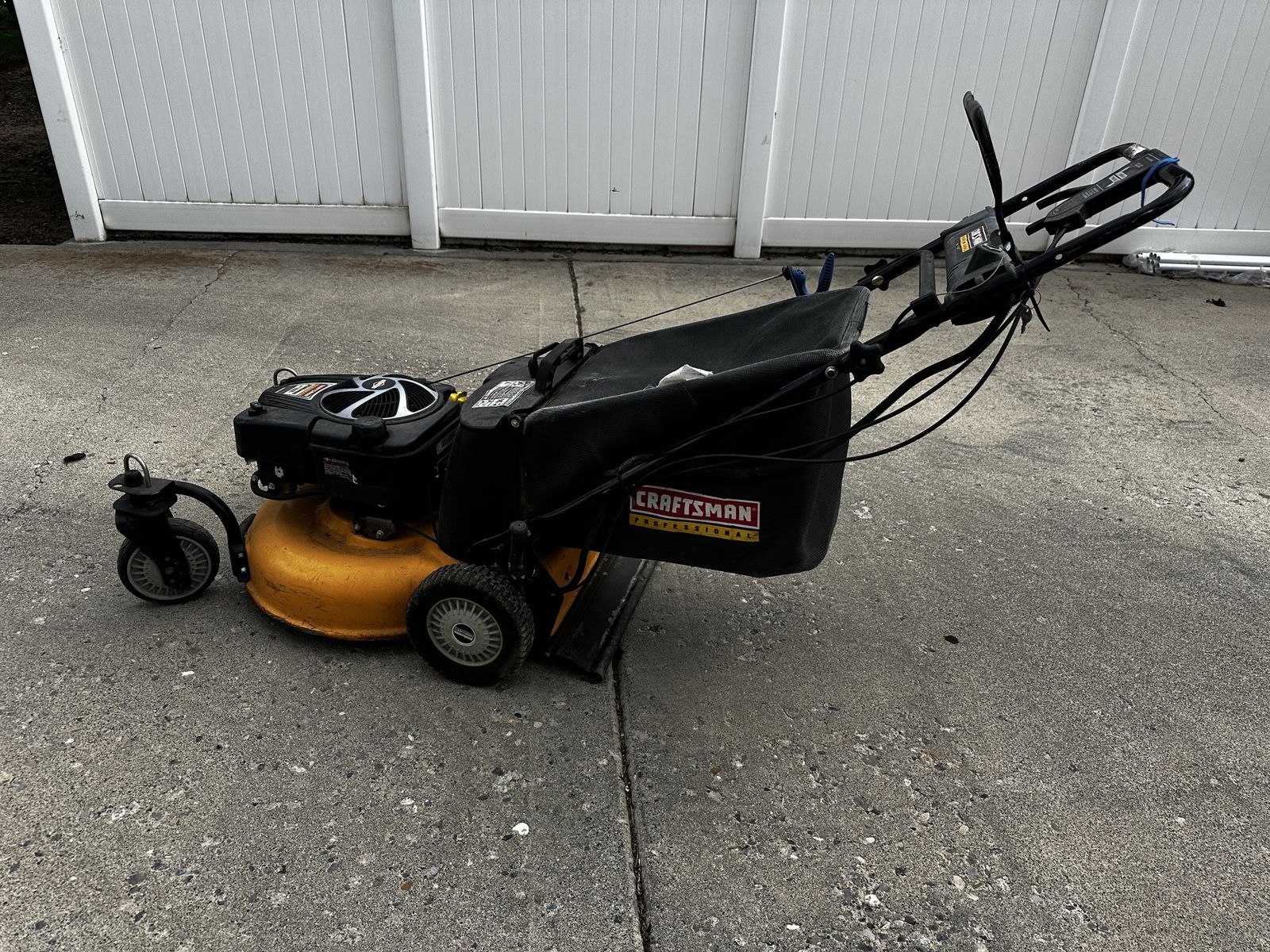 Craftsman Professional Platinum 21" 190cc Electric Start 6-Speed Rear Drive Lawn Mower