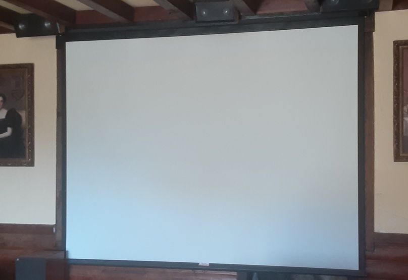Da-Lite 10ft wide movie screen (retractable)