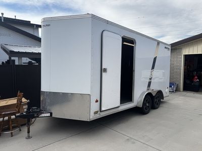 2021 Royal Cargo 7.5x16 Enclosed Trailer – Loaded w/ E-Track, Storage & Solar