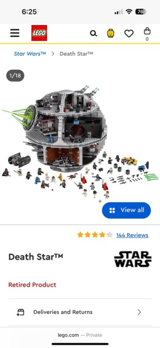Star Wars Death Star Legos