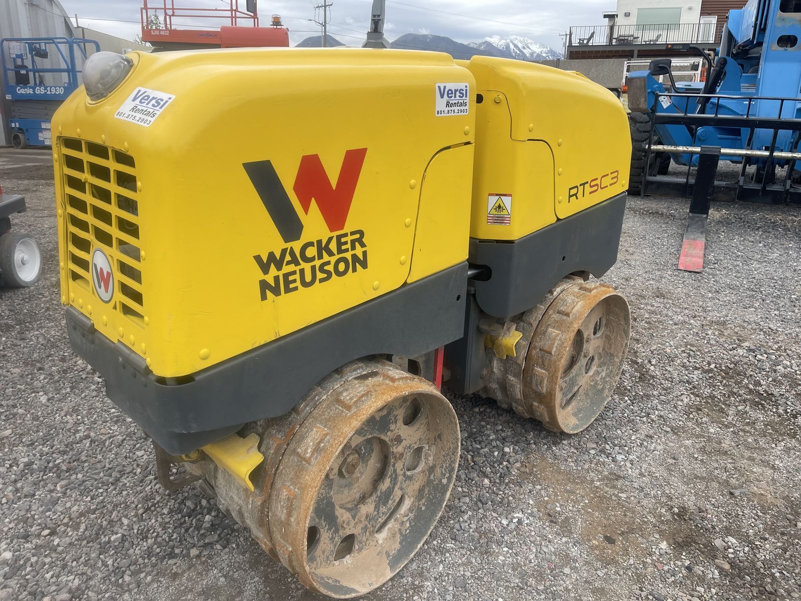 2019 Wacker Neuson RTSC3 Trench Roller 32" Remote Compactor 331 Hrs WARRANTY (id.3388)