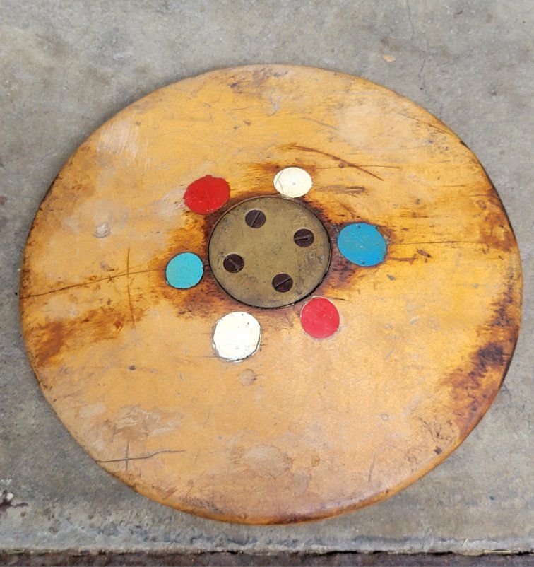 Vintage Wooden Discus