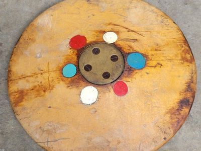 Vintage Wooden Discus