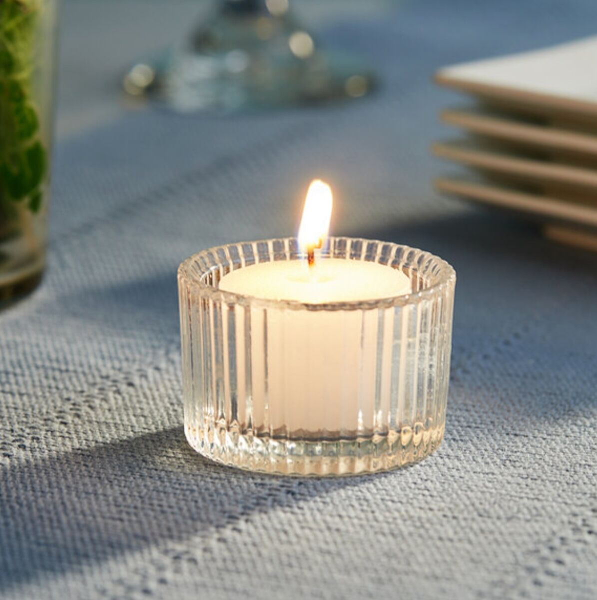 New in Box Leola Candle 10 Hour White Votive Candle - 72/Pack