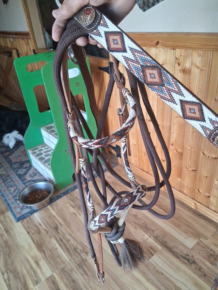 Horse tack set ( Bosal)
