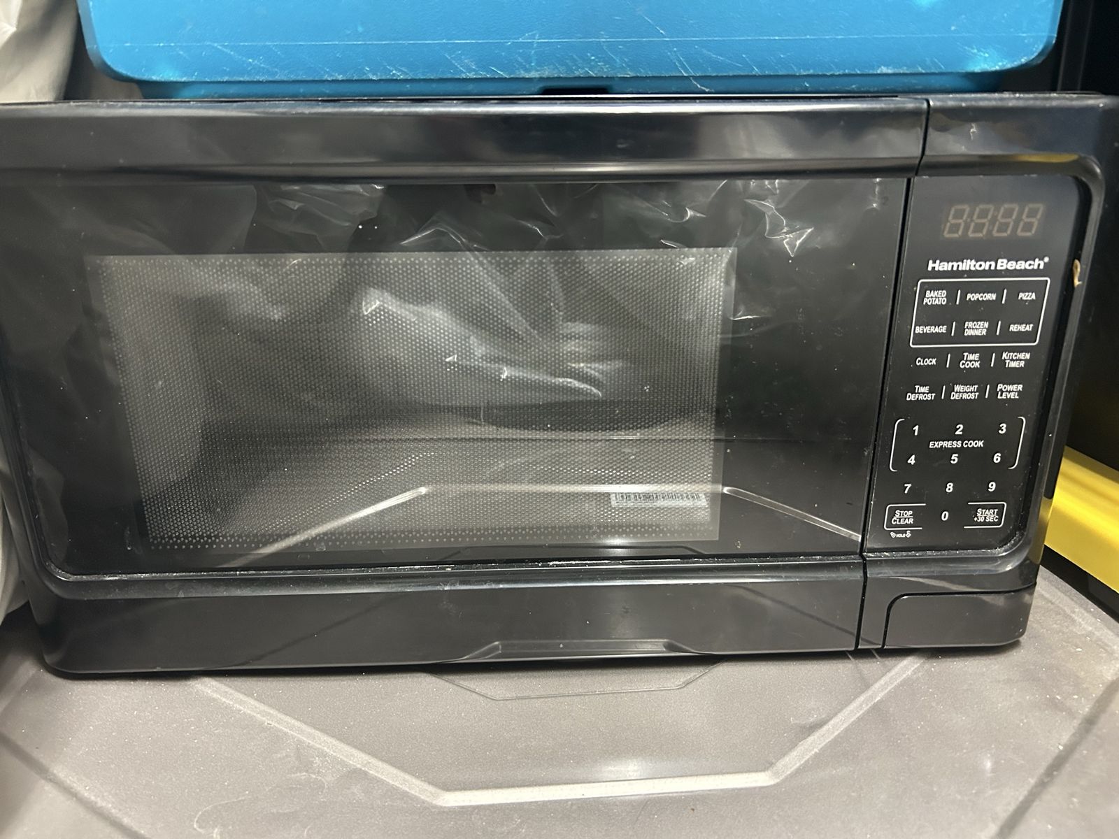 Hamilton Beach Countertop Microwave Oven, Black - Tested & Working, Great Condition