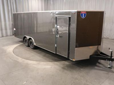 102x24' Victory V-Nose Enclosed Car Carrier Trailer For Sale