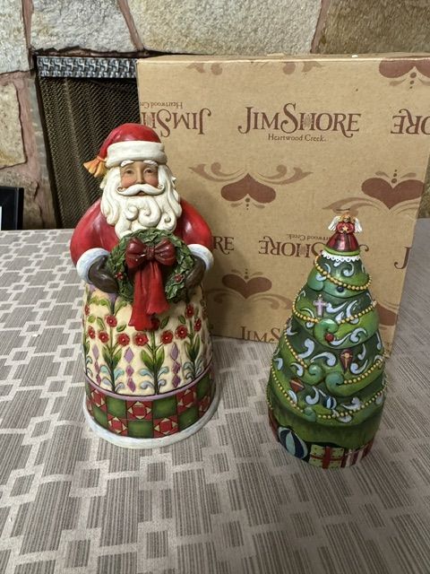 Jim Shore Heartwood Creek Santa Set of 4 Christmas Nesting Figures