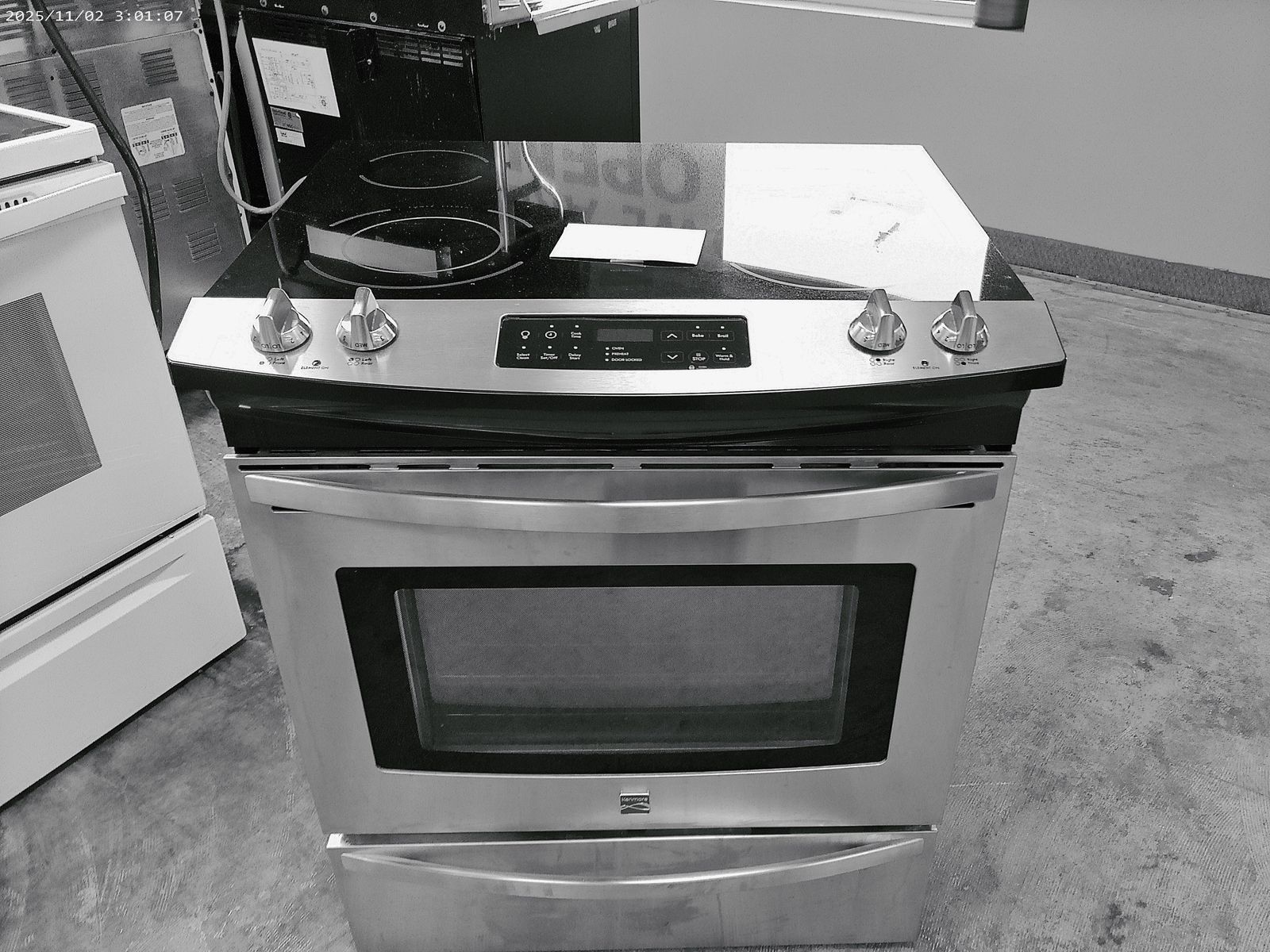 Stainless Steel 30 inch Smooth Top Slide In Range~90 Day Guarantee