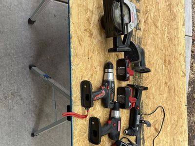 Craftsman 19.2V Cordless Power Tool Combo Kit - Drills, Saws & Charger