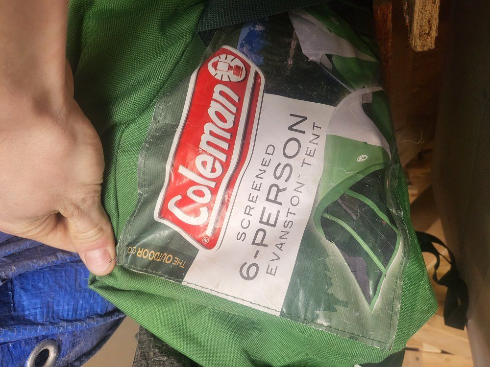 coleman 6 person tent obo